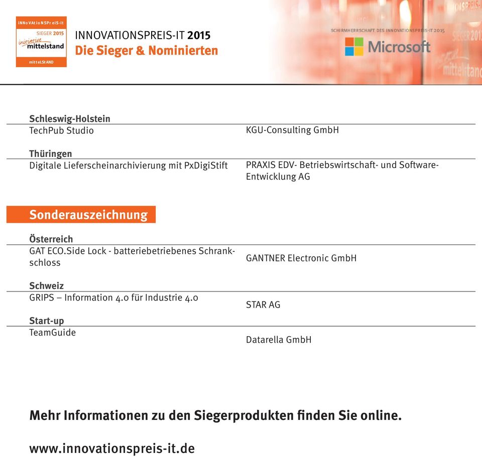 Side Lock - batteriebetriebenes Schrankschloss Schweiz GRIPS Information 4.0 fu r Industrie 4.
