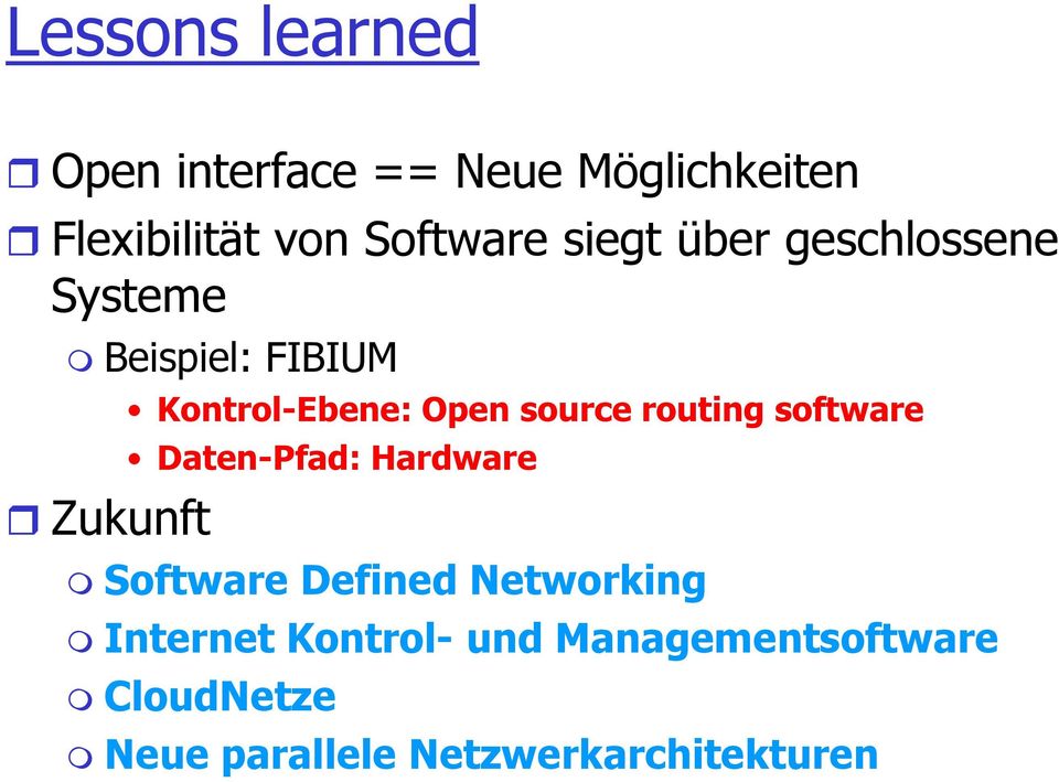 source routing software Daten-Pfad: Hardware Software Defined Networking