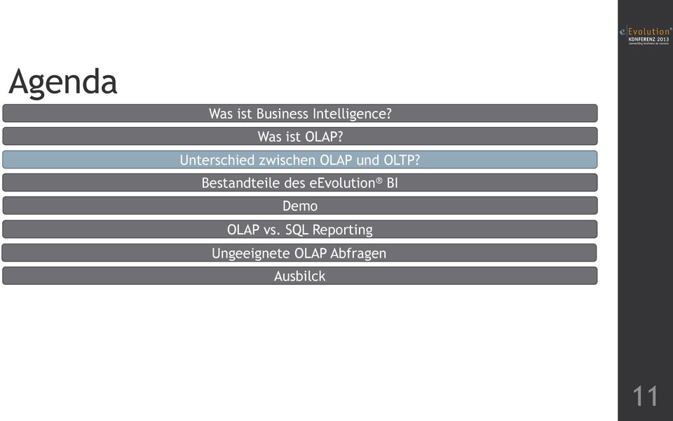 Unterschied zwischen OLAP und OLTP?