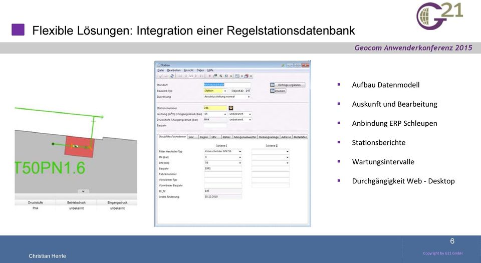 Auskunft und Bearbeitung Anbindung ERP Schleupen