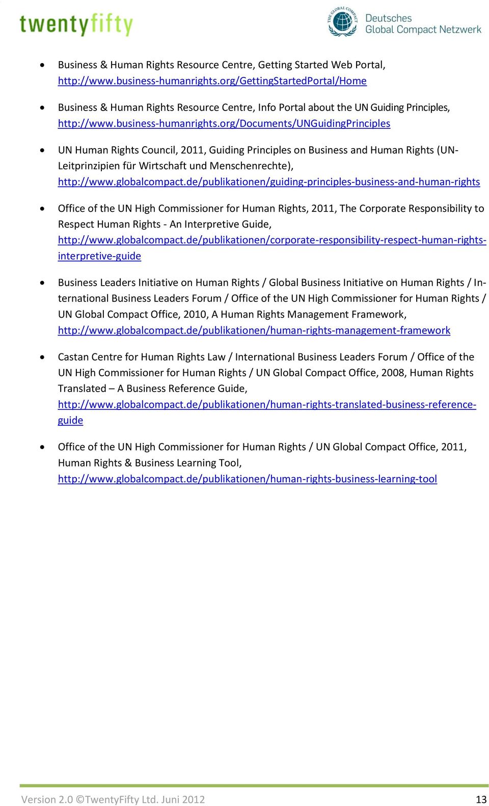 org/documents/unguidingprinciples UN Human Rights Council, 2011, Guiding Principles on Business and Human Rights (UN- Leitprinzipien für Wirtschaft und Menschenrechte), http://www.globalcompact.