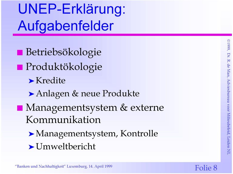 Anlagen & neue Produkte Managementsystem &