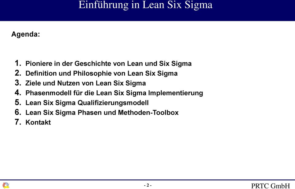 Definition und Philosophie von Lean Six Sigma 3.