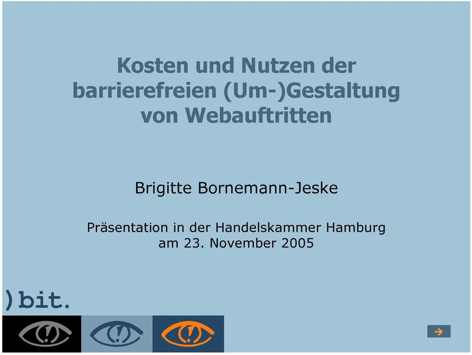 Brigitte Bornemann-Jeske Präsentation