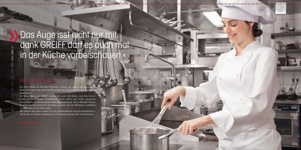 Unsere Produktlinien Service, Bistro und Cuisine garantieren einen einladenden und geschmackvollen Gesamteindruck.