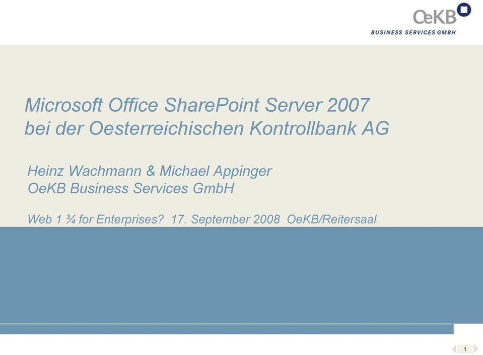 Michael Appinger OeKB Business Services GmbH Web 1