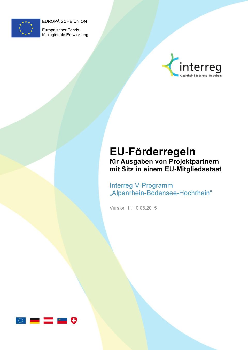 EU-Mitgliedsstaat Interreg V-Programm