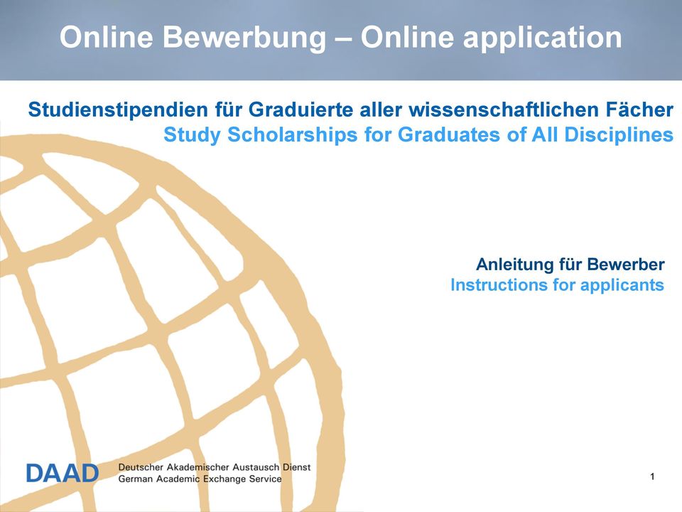 wissenschaftlichen Fächer Study Scholarships for