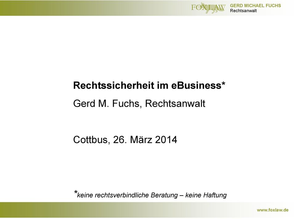 Fuchs, Cottbus, 26.