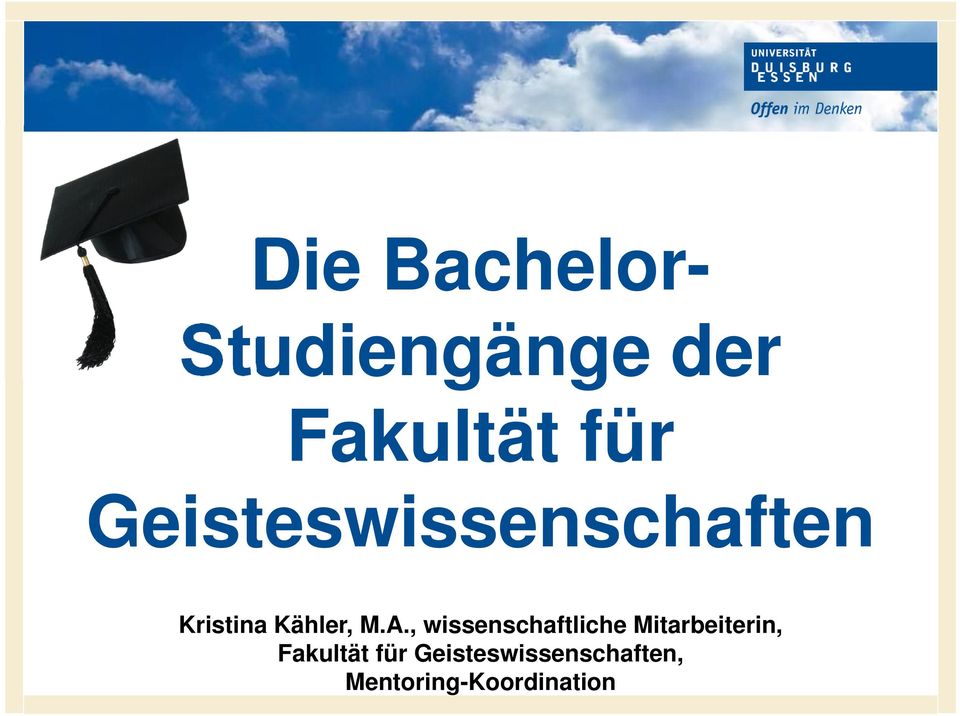 , wissenschaftliche Mitarbeiterin, Fakultät