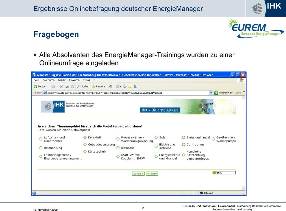 EnergieManager-Trainings