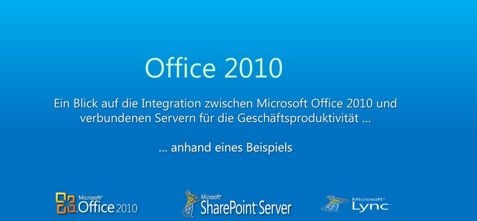 Office 2010 und verbundenen