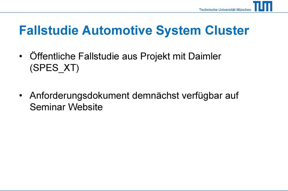 Daimler (SPES_XT) Anforderungsdokument