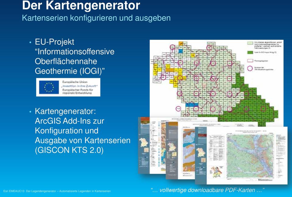 (IOGI) Kartengenerator: ArcGIS Add-Ins zur Konfiguration und