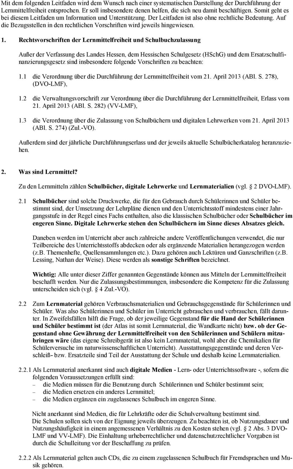 Hessisches Kultusministerium Lernmittelfreiheit In Hessen Pdf