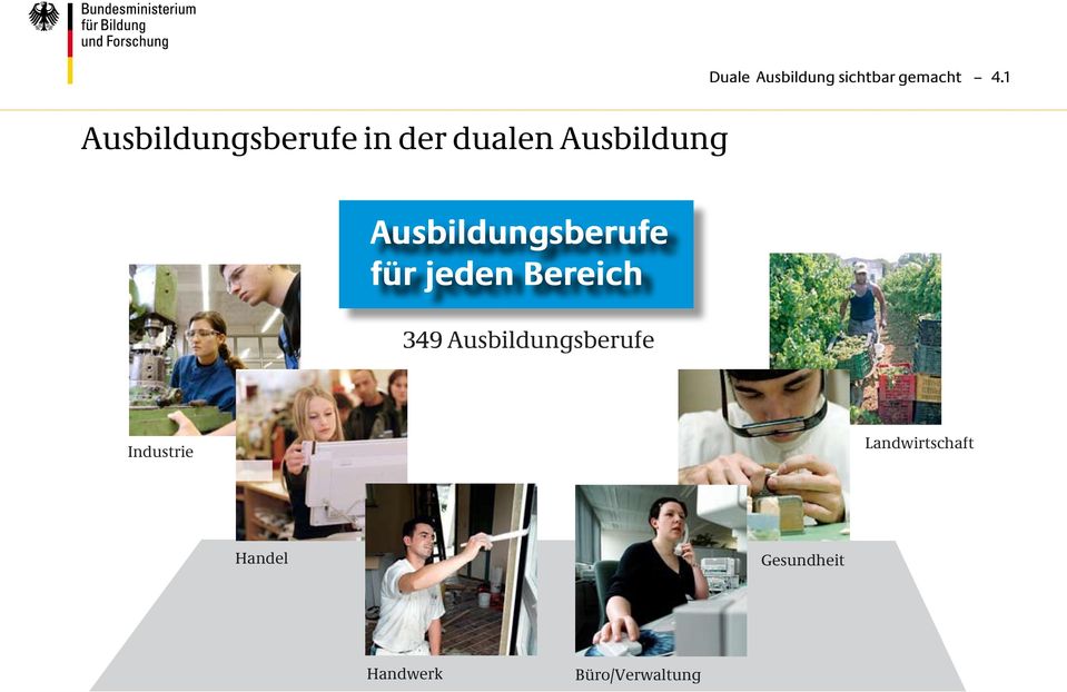 Ausbildungsberufe für jeden Bereich 349