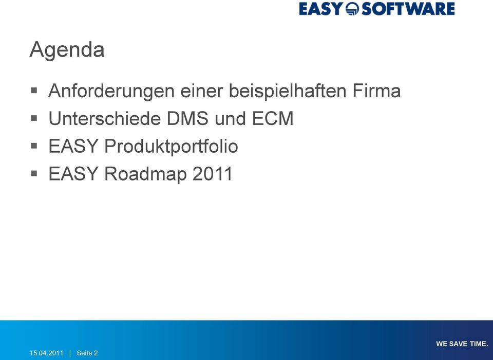 Unterschiede DMS und ECM EASY