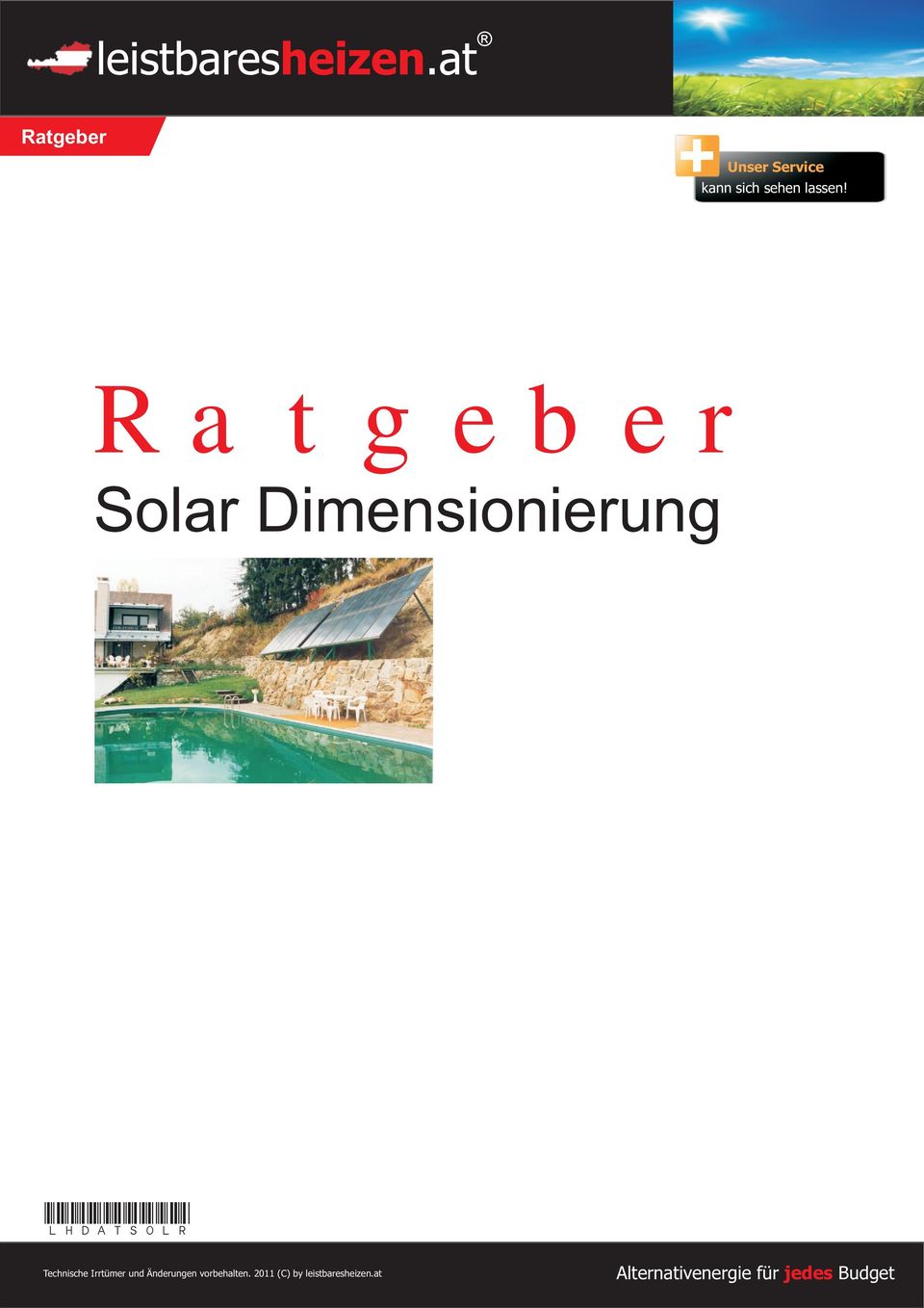 Ratgeber Solar Dimensionierung LHDATSOLR