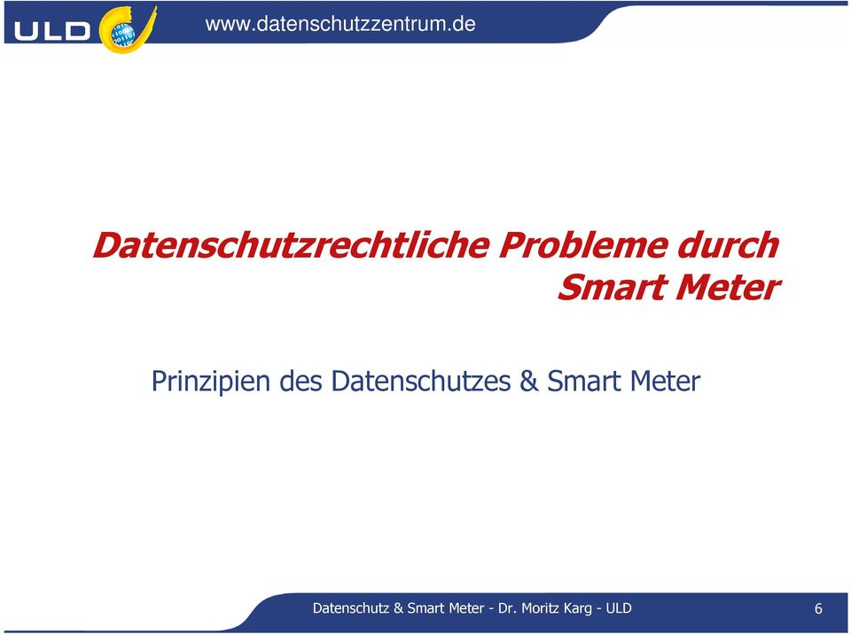 Datenschutzes & Smart Meter