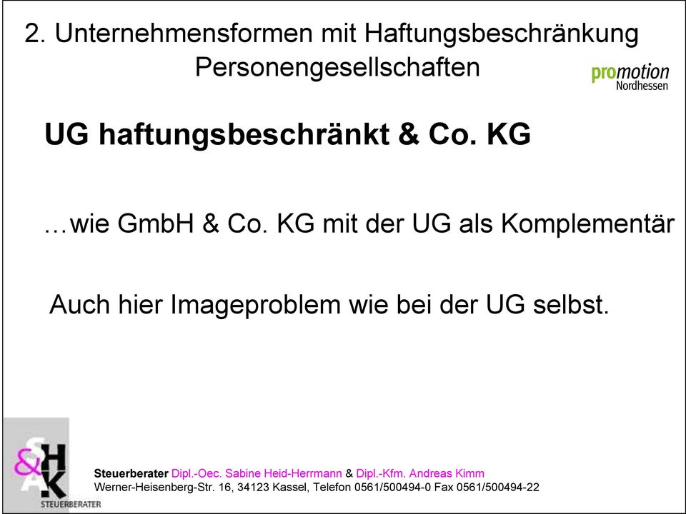 Co. KG wie GmbH & Co.