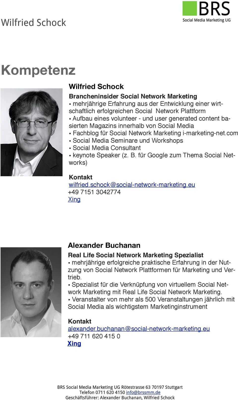 com Social Media Seminare und Workshops Social Media Consultant keynote Speaker (z. B. für Google zum Thema Social Networks) Kontakt! wilfried.schock@social-network-marketing.eu!!!!! +49 7151 3042774!