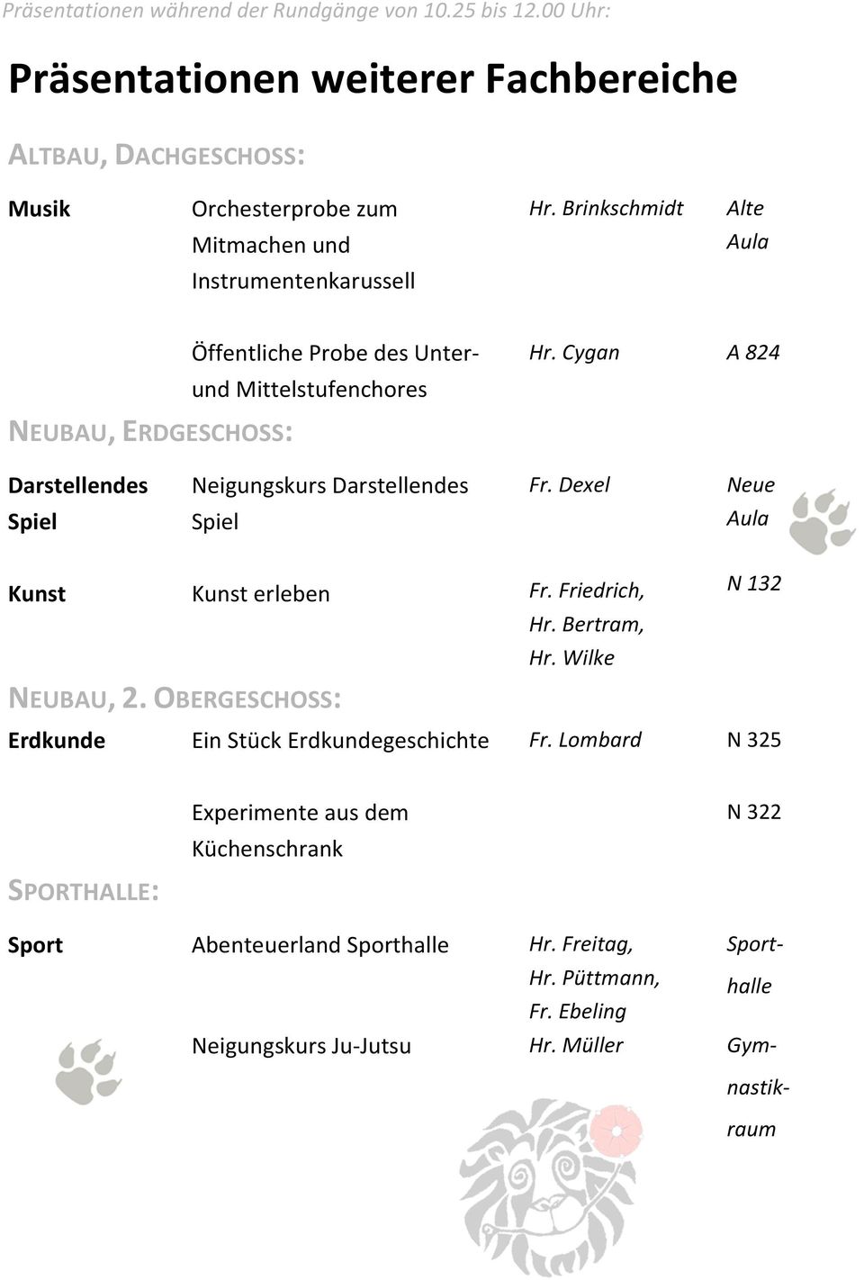 Cygan A 824 Darstellendes Spiel Neigungskurs Darstellendes Spiel Fr. Dexel Neue Aula Kunst Kunst erleben Fr. Friedrich, Hr. Bertram, NEUBAU, 2.