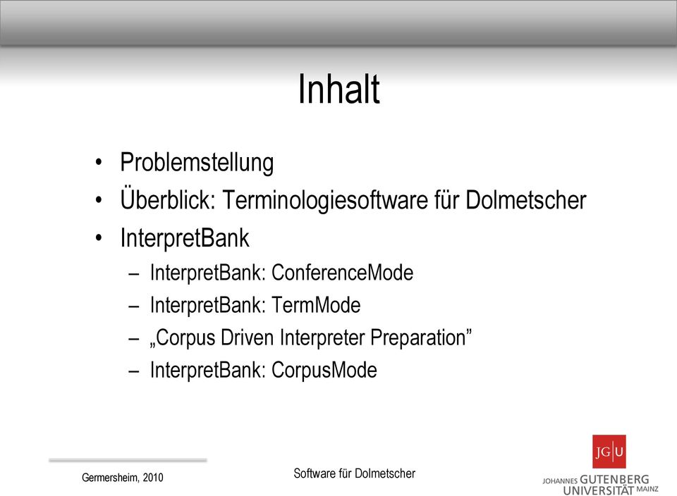 InterpretBank: ConferenceMode InterpretBank: