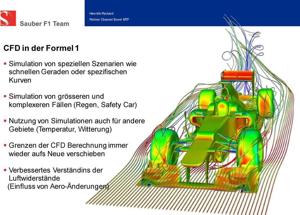 Simulationen auch für andere Gebiete (Temperatur, Witterung) Grenzen der CFD Berechnung immer