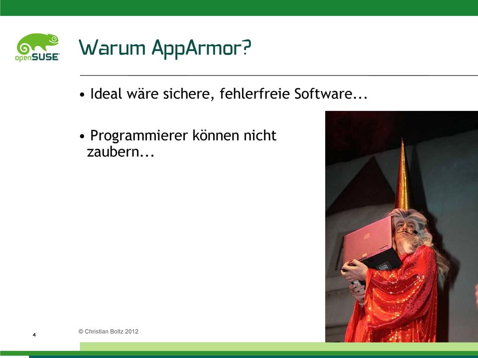 fehlerfreie Software.