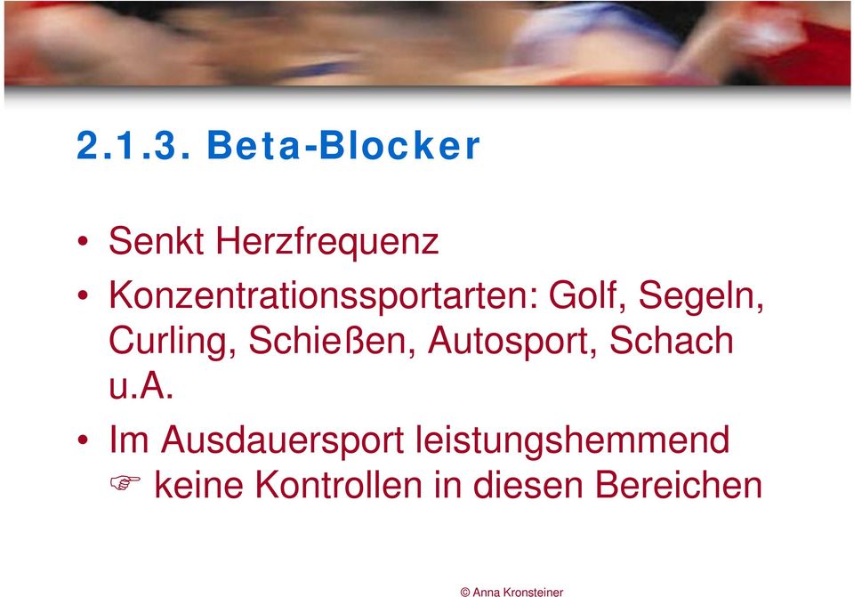 Konzentrationssportarten: Golf, Segeln,