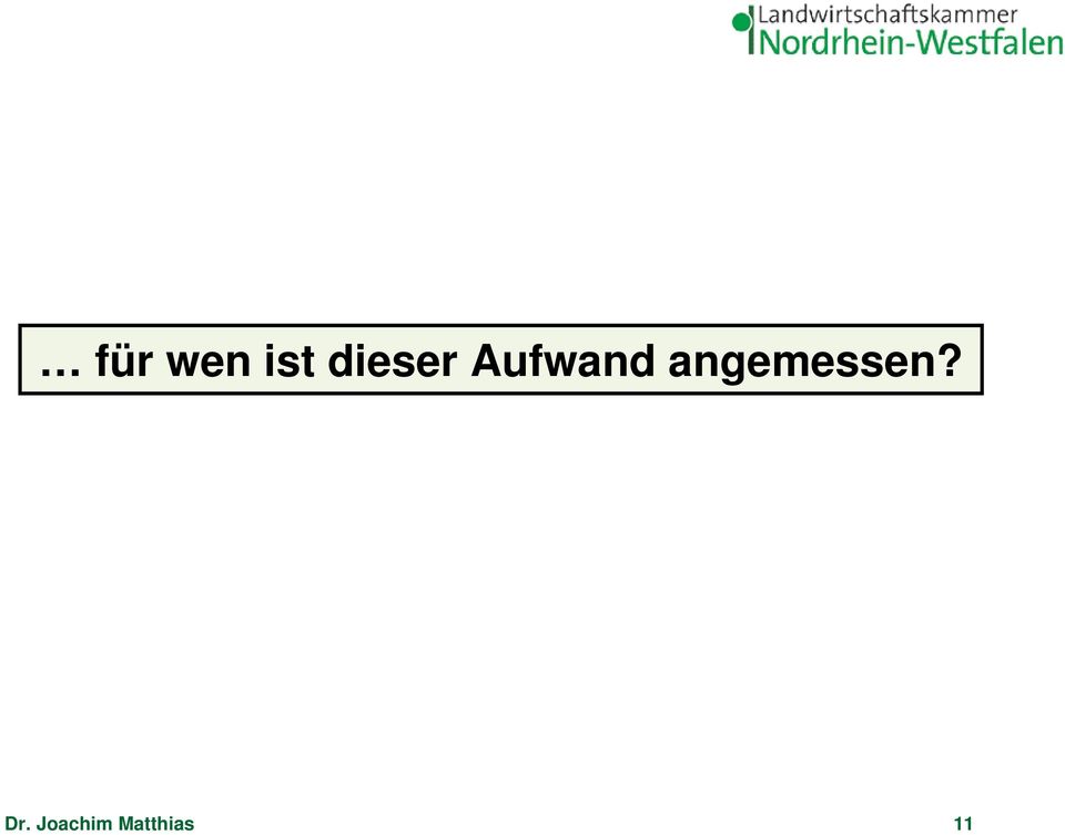 angemessen? Dr.