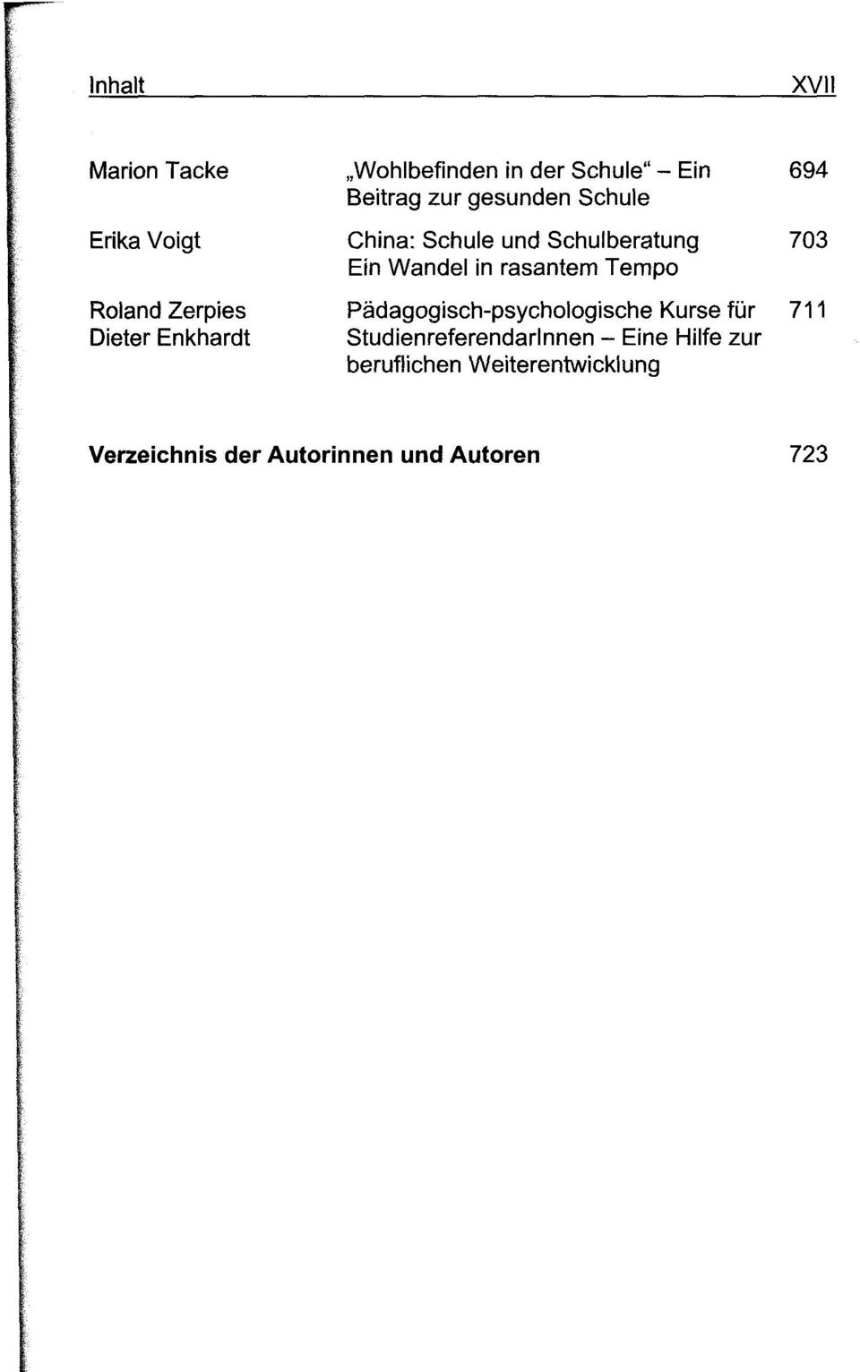 Roland Zerpies Pädagogisch-psychologische Kurse für 711 Dieter Enkhardt