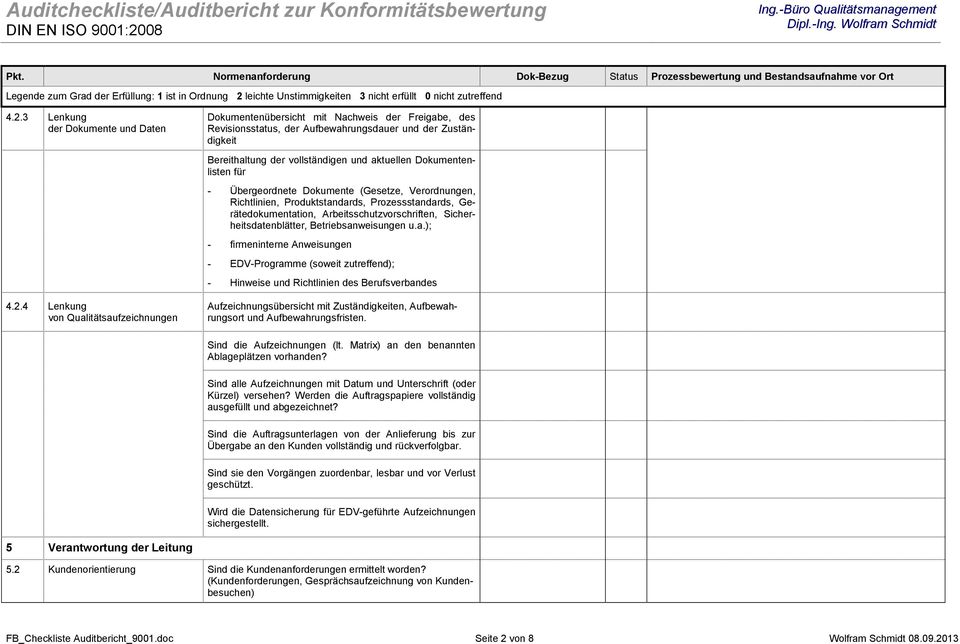 Arbeitsschutzvorschriften, Sicherheitsdat