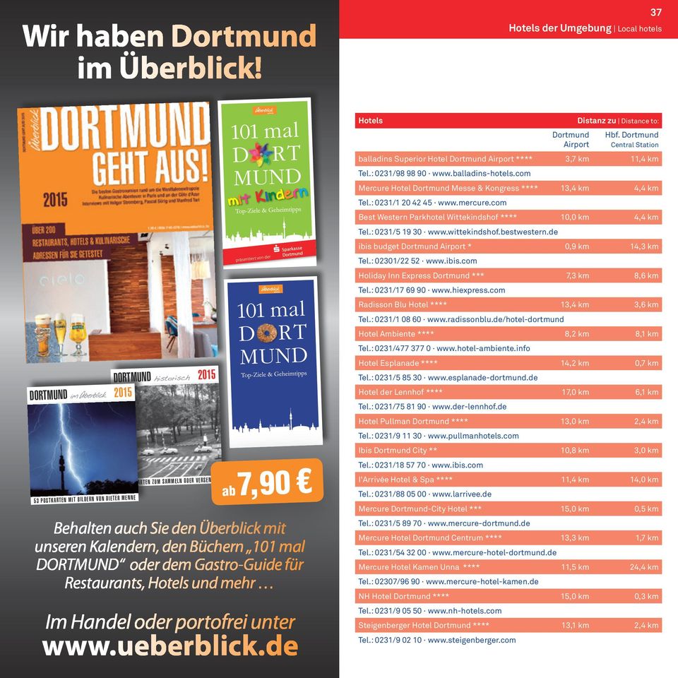14 16:30 53 POSTKARTEN ZUM SAMMELN ODER VERSENDEN Dortmund historisch Kalender_2015_RZ_Standard.indd 1 10.09.