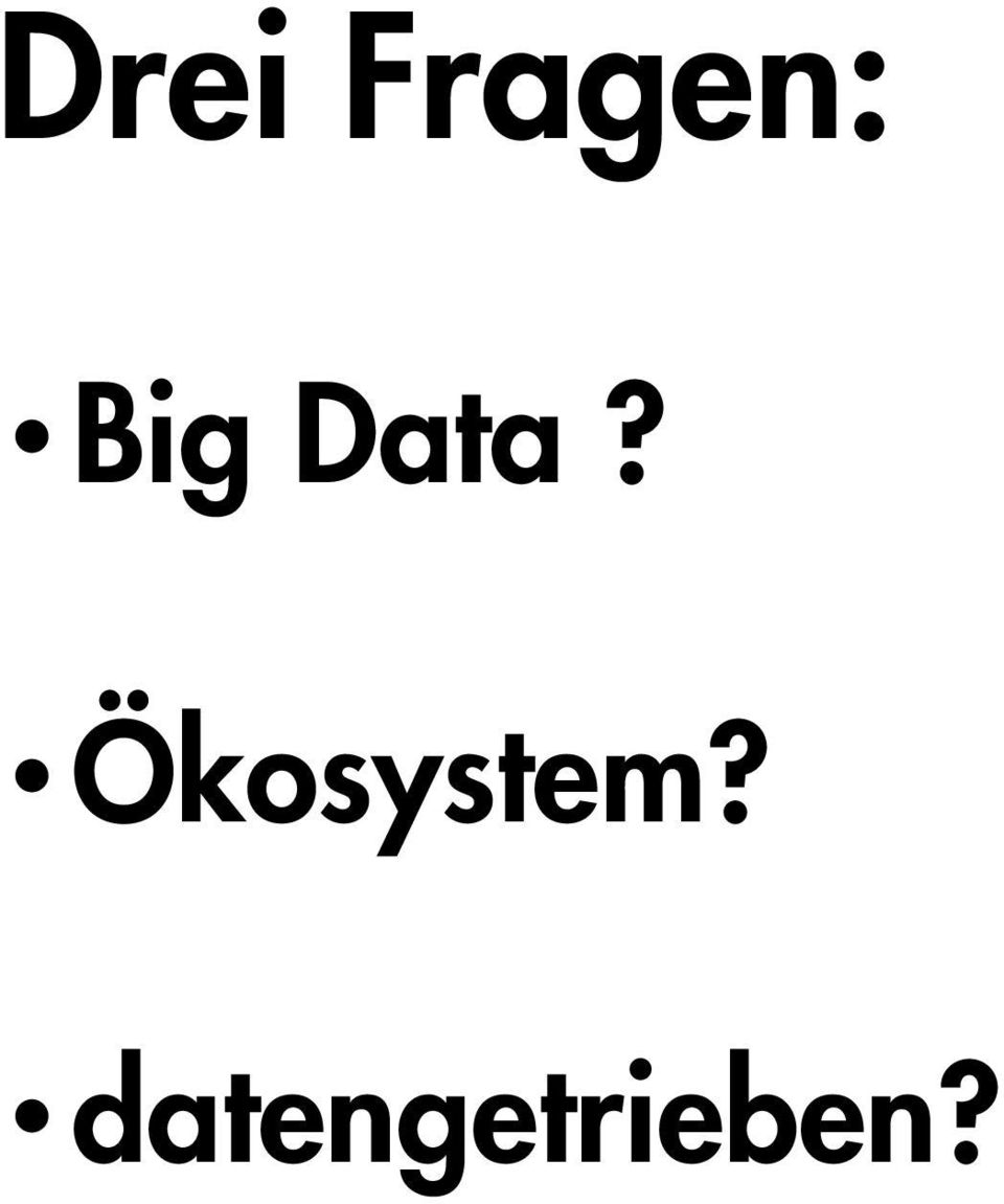 Ökosystem?