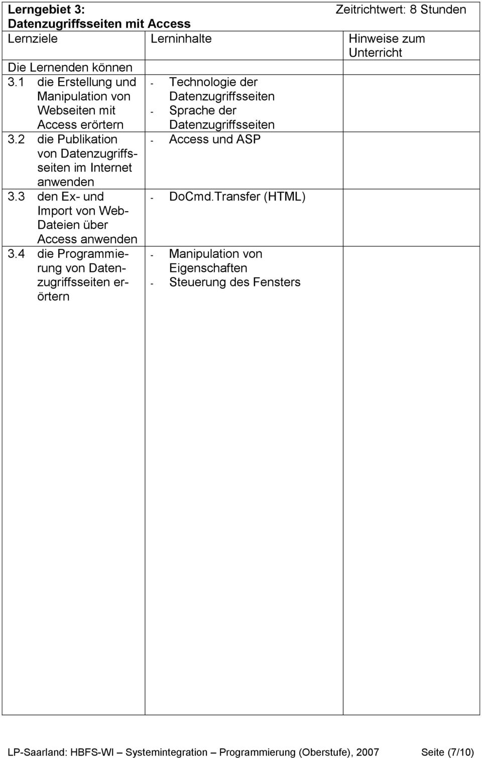 4 die Programmierung von Datenzugriffsseiten erörtern - Technologie der Datenzugriffsseiten - Sprache der Datenzugriffsseiten - Access und