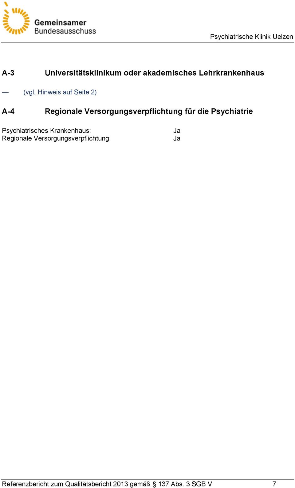 Psychiatrie Psychiatrisches Krankenhaus: Regionale