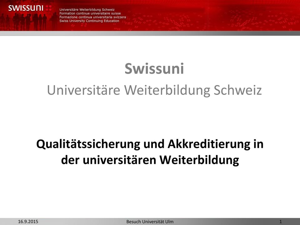 Akkreditierung in der universitären