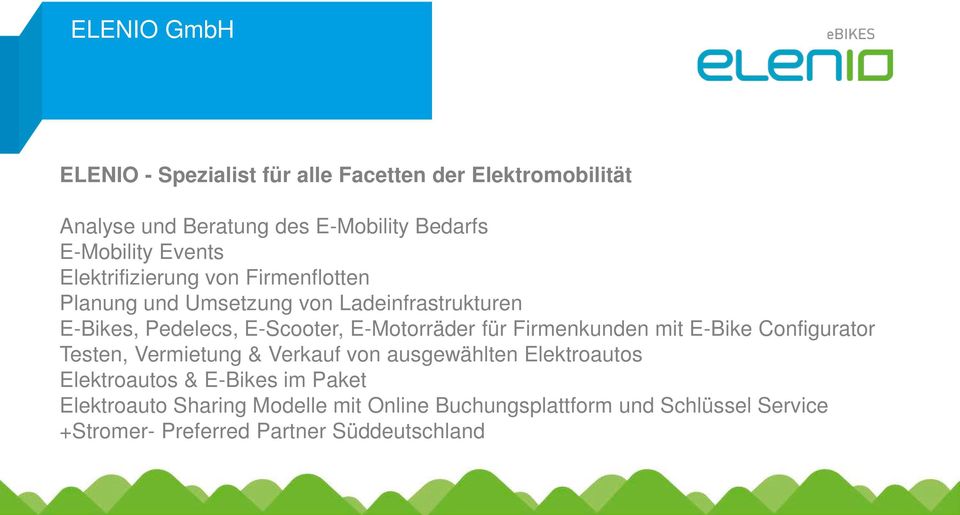 E-Motorräder für Firmenkunden mit E-Bike Configurator Testen, Vermietung & Verkauf von ausgewählten Elektroautos Elektroautos &