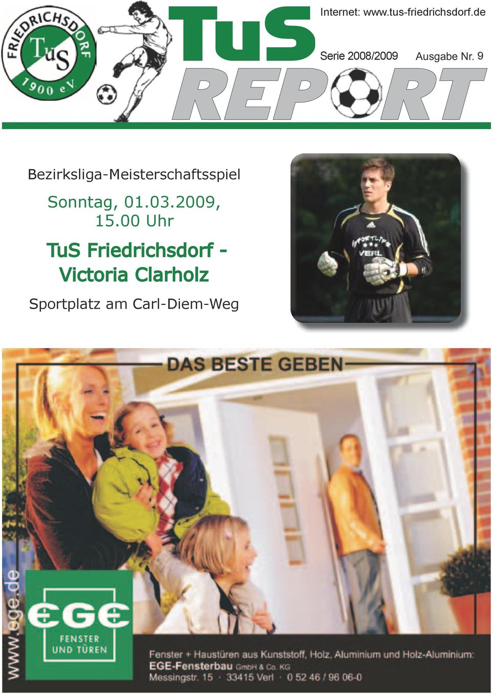 9 REP RT Bezirksliga-Meisterschaftsspiel Sonntag, 01.03.
