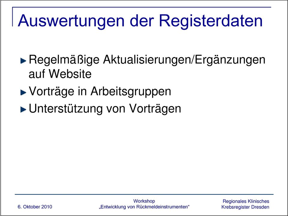 Aktualisierungen/Ergänzungen auf