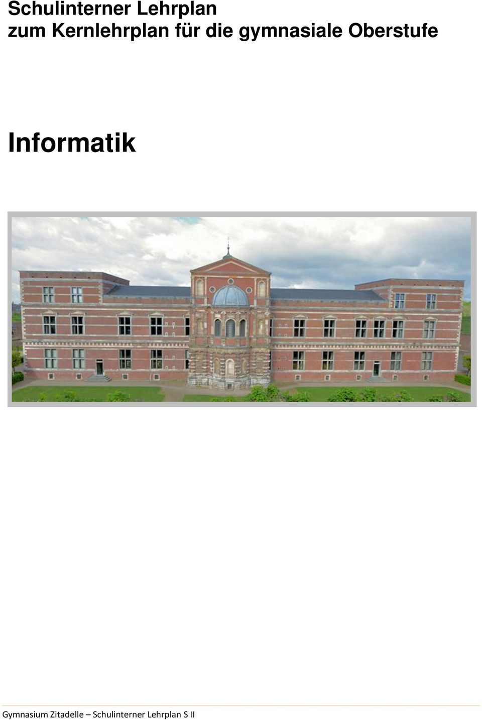Oberstufe Informatik Gymnasium