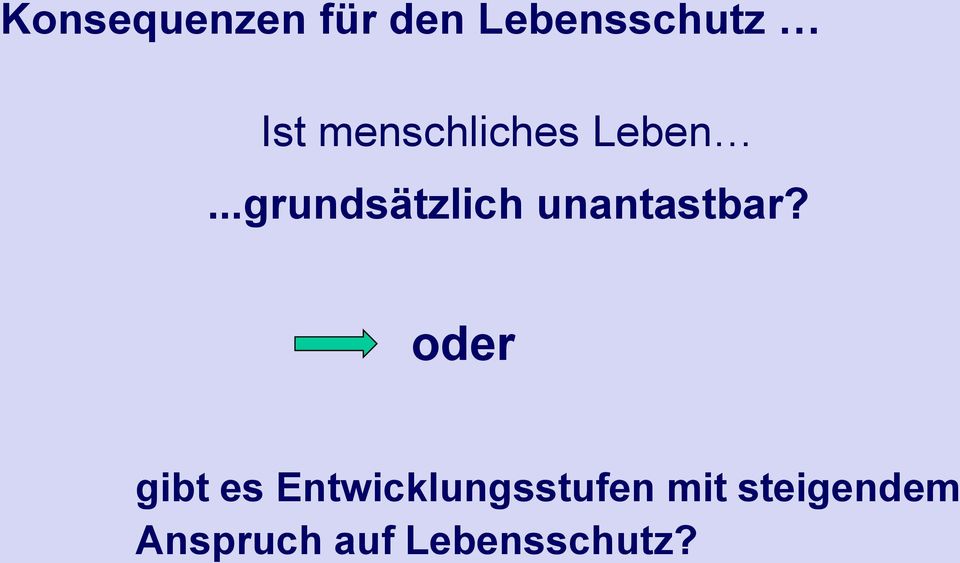 ..grundsätzlich unantastbar?