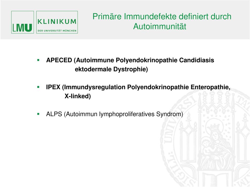 Dystrophie) IPEX (Immundysregulation Polyendokrinopathie