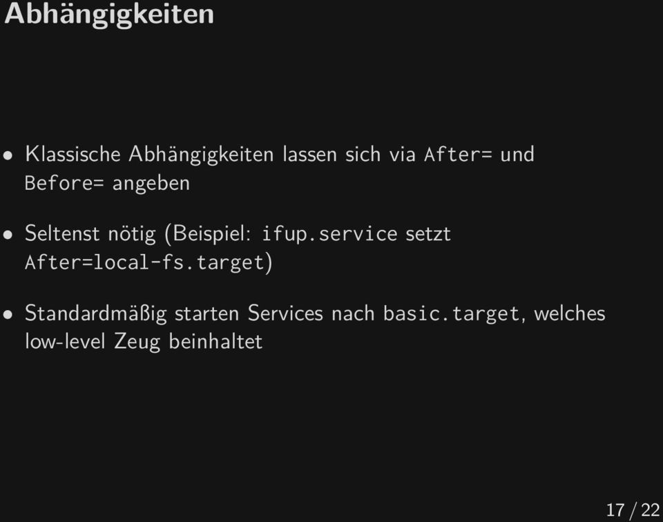 service setzt After=local-fs.