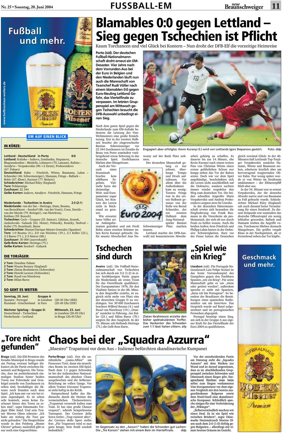 Porto sid Der deutschen Fußball Nationalmannschaft droht erneut ein EM Desaster