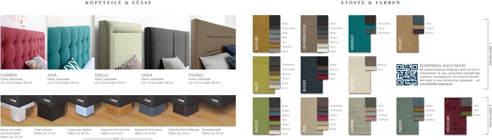 113 cm oder 133 cm NATURE FACE Chocolade Grey Blue Lila Mustard Sand Anthracite Chocolade Mocca Green Sand Ivory LEATHERLOOK BLEND Chocolate Navy Taupe Mocca Ivory White Black Mocca Navy Red MERINO