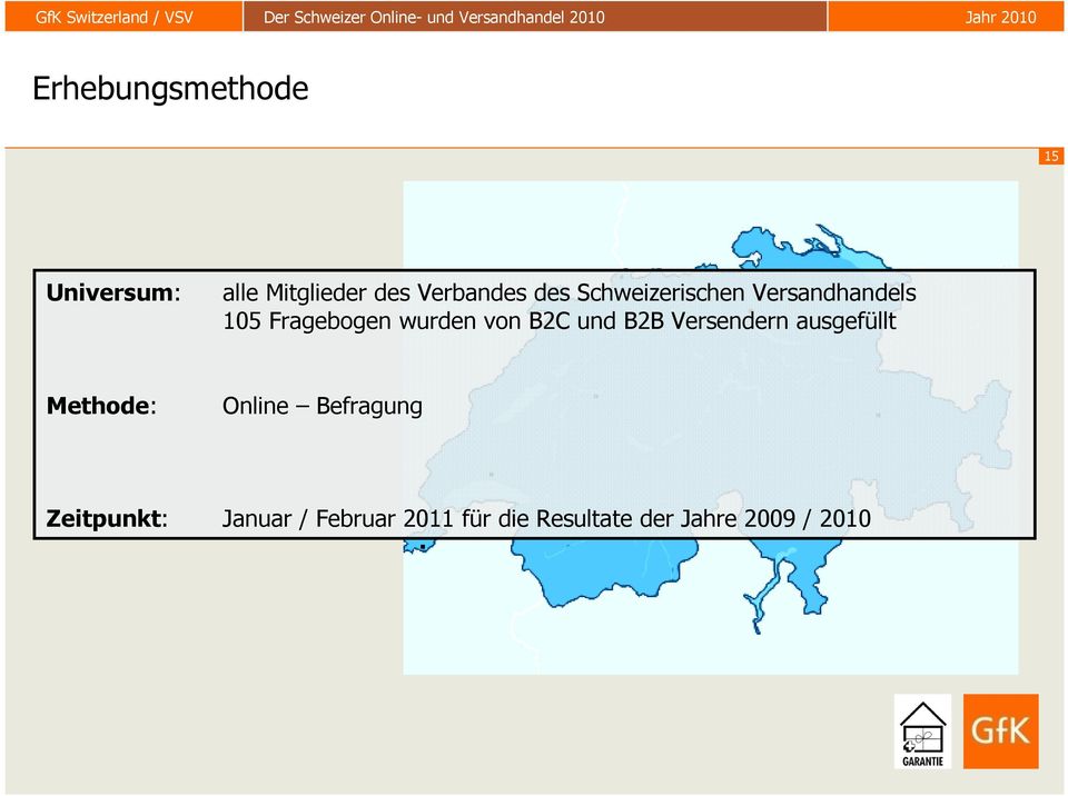 B2C und B2B Versendern ausgefüllt Methode: Online Befragung