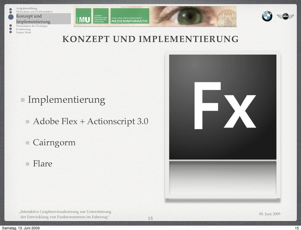 Implementierung Adobe Flex +