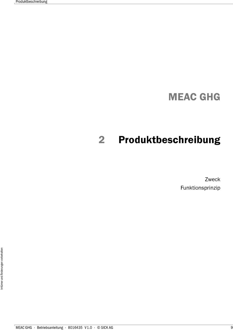Funktionsprinzip MEAC GHG